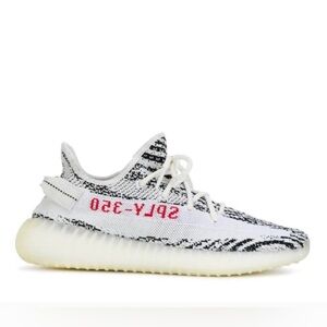 Yeezy Boost 350 V2 Zebra Pattern White, Black, Red